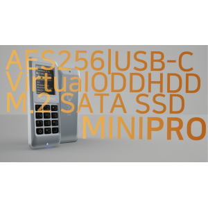 iodd MINI PRO SSD-Laufwerk mit USB-C 3.1 | sichere 256-Bit-Verschlüsselung